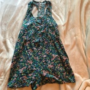 Urban outfitters flowered romper